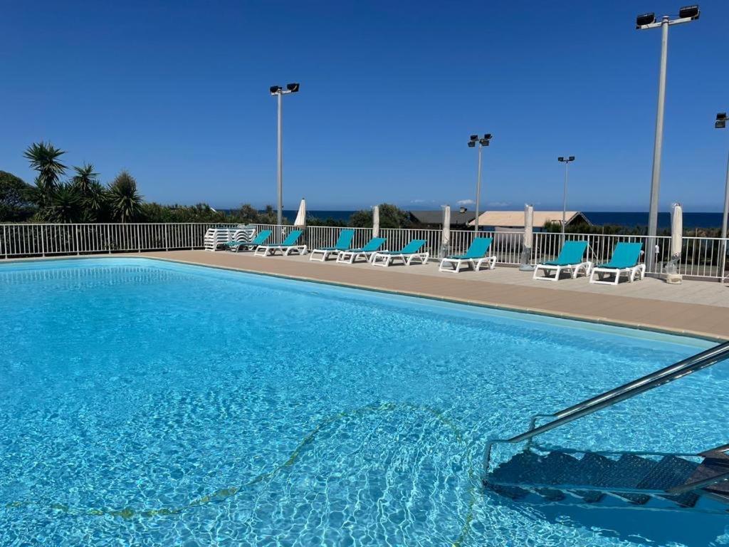 Studio 4 Personnes Bord De Mer Avec Piscine Wifi Cervione Exterior photo